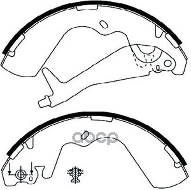 Колодки тормозные барабанные задние SB Nagamochi арт. BS11595