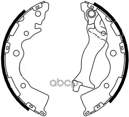 Колодки тормозные барабанные задние SB Nagamochi арт. BS11617