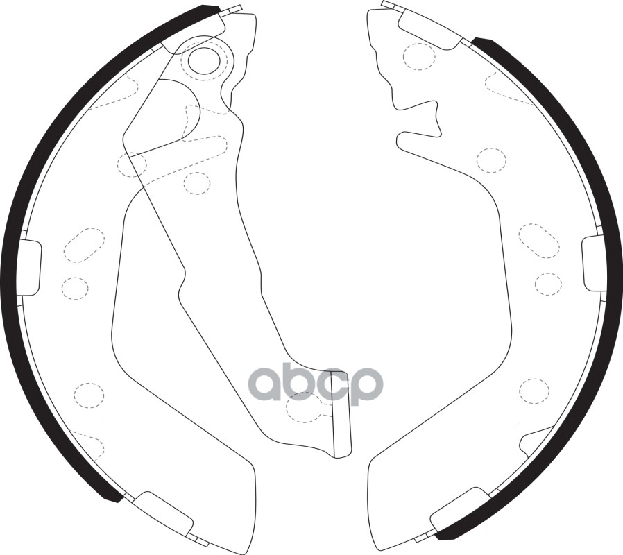 Колодки тормозные барабанные задние SB Nagamochi арт. BS11909