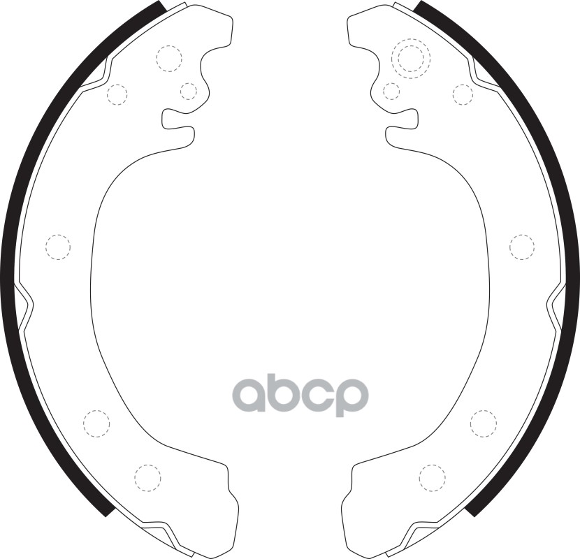 Колодки тормозные барабанные задние SB Nagamochi арт. BS20627