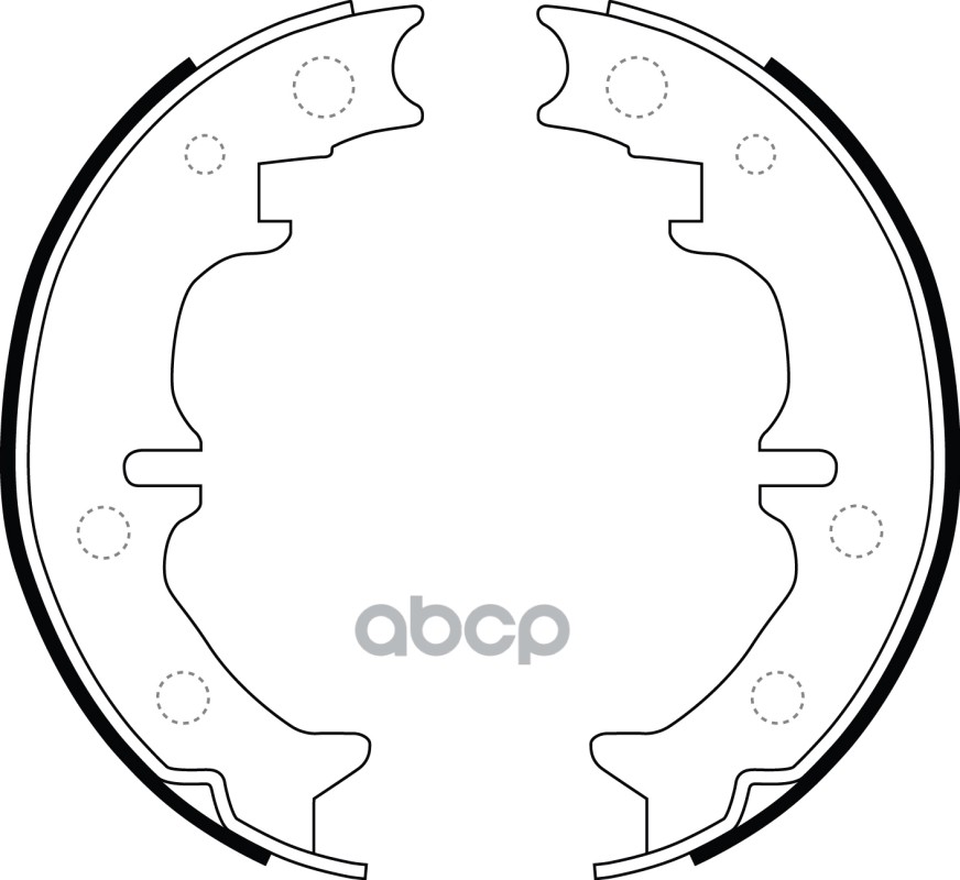 Колодки тормозные барабанные задние к-т Toyota Mark2 88-01 / Chaser 96-01 SB Nagamochi арт. bs21014