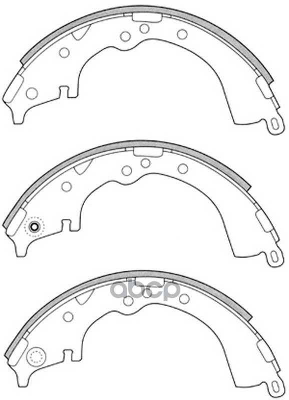 Колодки Барабанные Toyota Hilux 05- Bs21335 SB Nagamochi арт. BS21335