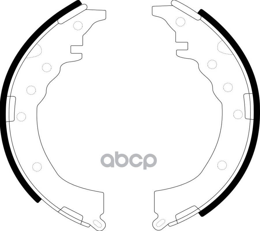 Колодки тормозные барабанные задние SB Nagamochi арт. BS21338