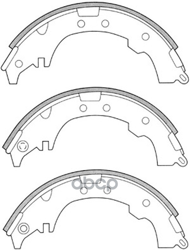 Колодки тормозные барабанные задние к-т TOYOTA RUSH 1.5 2006 - по наст. время  DAIHATSU TERIOS 1.5 2 SB Nagamochi арт. bs21339