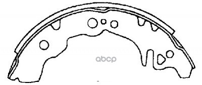 Колодки тормозные барабанные задние SB Nagamochi арт. BS21397