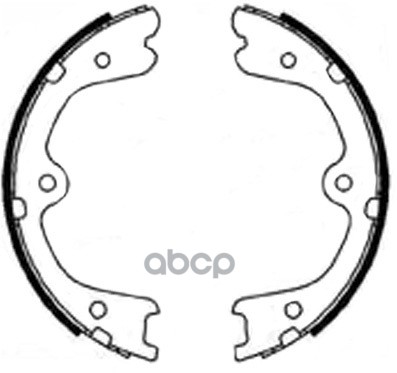 Колодки барабанные NISSAN PATHFINDER 2.5 2005 - по NISSAN PATHFINDER 2.5 2010 - по NISSAN PATHFINDER 3.0 2010 - по BS22623 SB...