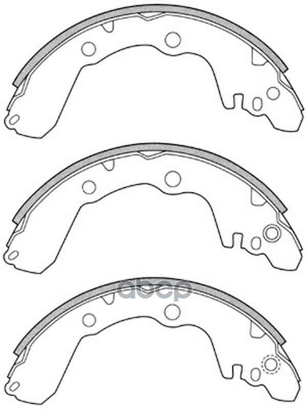 Колодки тормозные барабанные задние SB Nagamochi арт. BS23687