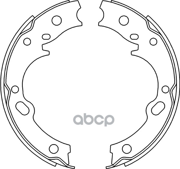 Колодки тормозные барабанные задние SB Nagamochi арт. BS24443