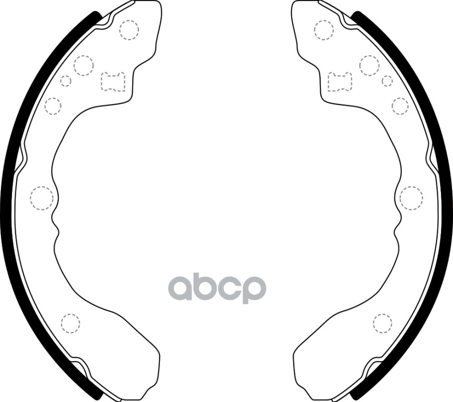 Колодки барабанные KIA RIO 1.5 00 - 05/ 1.3 00 - 05 BS25347 SB Nagamochi арт. BS25347