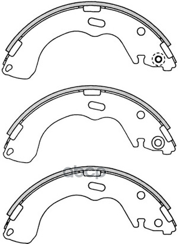 Колодки тормозные барабанные задние SB Nagamochi арт. BS25382