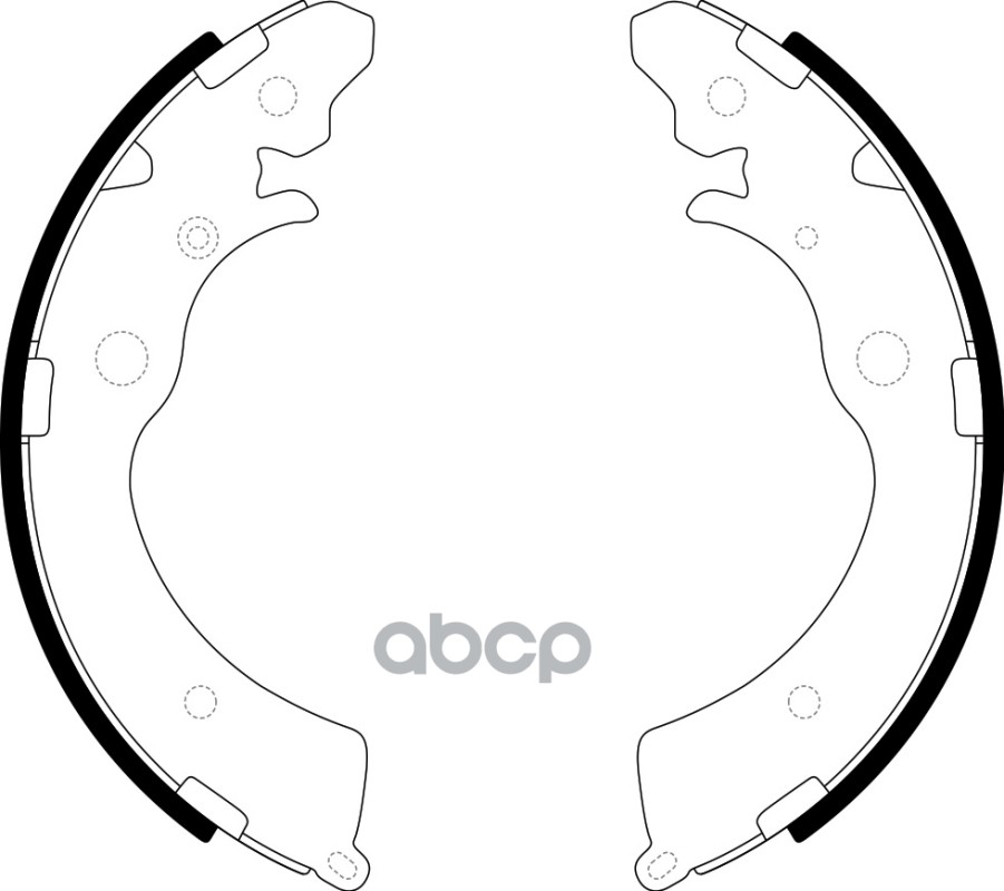 Колодки барабанные HONDA ACCORD/CR-V/HR-V/SUZUKI JIMNY 90- BS28524 SB Nagamochi арт. BS28524