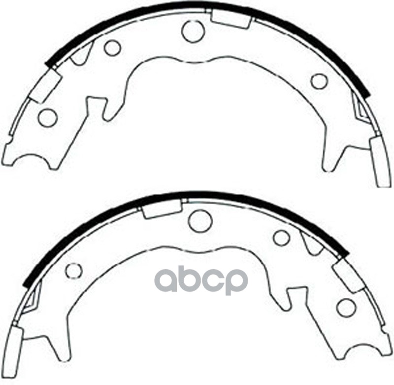 Колодки тормозные барабанные задние к-т HONDA ACCORD 2.4 2003 - 2008  HONDA CR-V 2.0 2001 - 2006  HO SB Nagamochi арт. bs28570