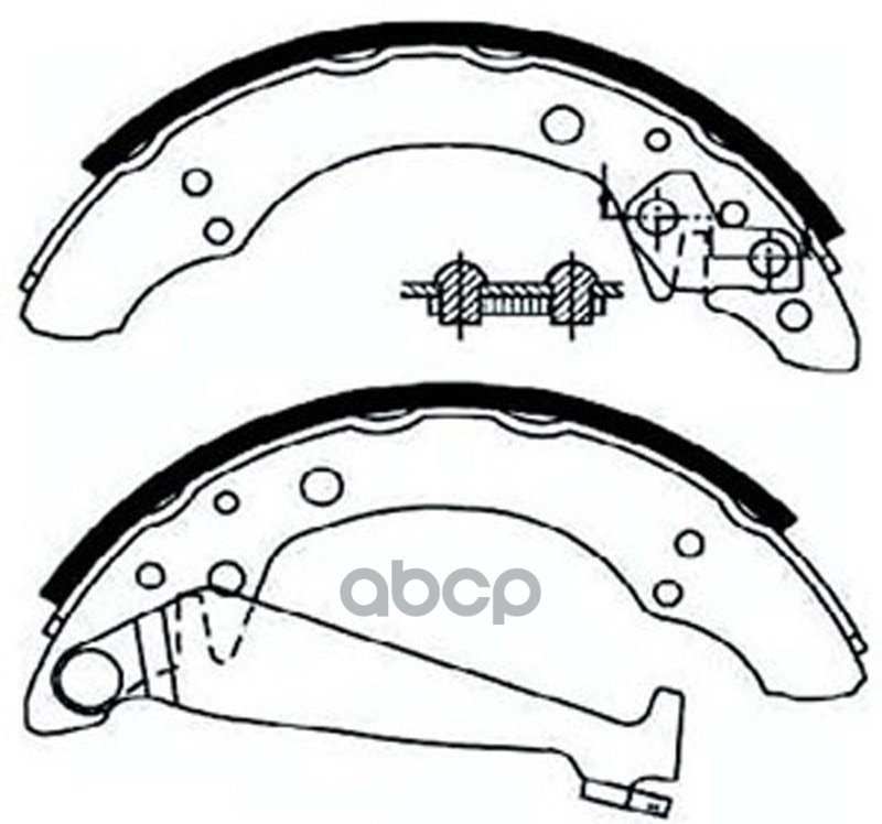 Колодки тормозные барабанные задние к-т SKODA FABIA 1.2 2007 - 2014  SKODA FABIA 1.2 2006 - 2014 SB Nagamochi арт. bs33534