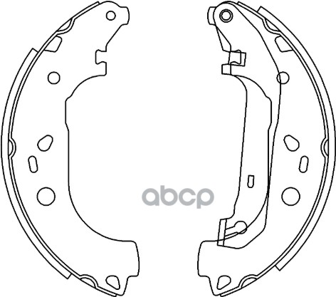 Колодки тормозные барабанные задние к-т FORD FOCUS 1.6 2005 - 2012  FORD FOCUS 1.6 2004 - 2012  FORD SB Nagamochi арт. bs51001