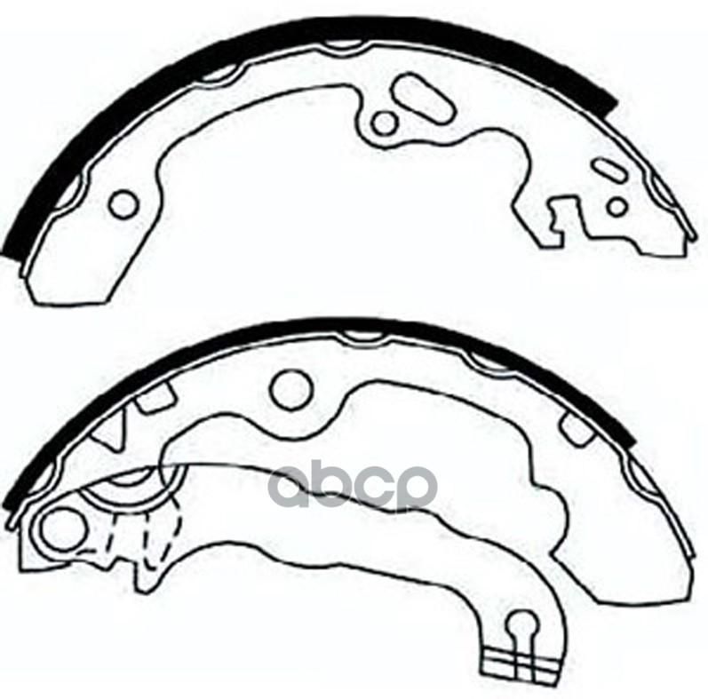 Колодки тормозные барабанные задние SB Nagamochi арт. BS51558