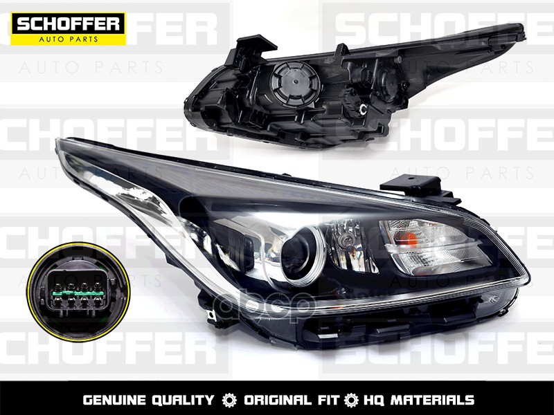 Фара Правая Линзованная Kia Rio (Iv 2017-2020)/Kia Rio X-Line (Iv 2017-2020) Schoffer Shf12025 SCHOFFER арт. SHF12025