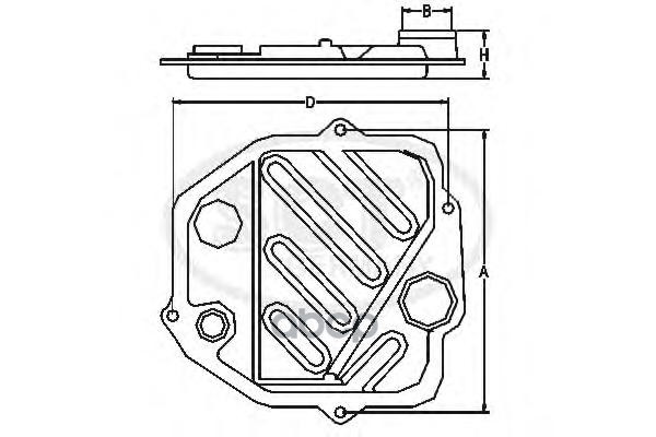 Фильтр АКПП AUDI A3/A4/A6 VW Bora/Golf III/Golf IV/Passat(3B2/3B5)-96-00/Sharan/ Trsnsporter/Bus(Typ SCT арт. sg1003
