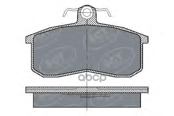 Колодки тормозные передние LADA GRANTA/KALINA/SAMARA/110/2108-09 SCT арт. sp101