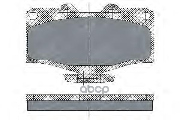 колод. торм.задн.  TOYOTA LAND CRUISER 80/90/HILUX II 87-05 SCT арт. sp160
