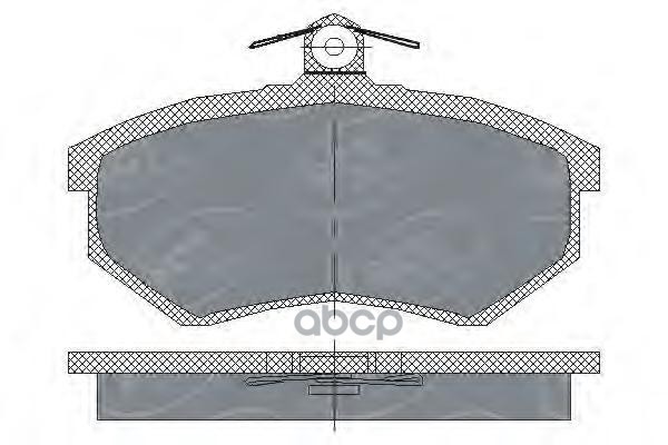 Колод. Торм.задн. Audi А4 94-01/Vw Golf Iii/Iv 91-02/Passat SCT арт. sp176