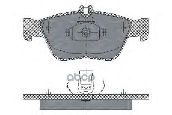 Колод. Торм.задн. Mercedes W210/W202/C208 2.0-2.8 SCT арт. sp226