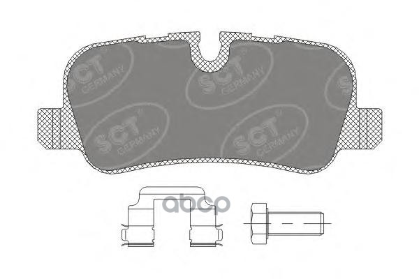 колод. торм.перед. RANGE ROVER SPORT 05-13/RANGE ROVER III 02-12/LAND ROVER DISCOVERY III/IV 04-/09- SCT арт. sp330
