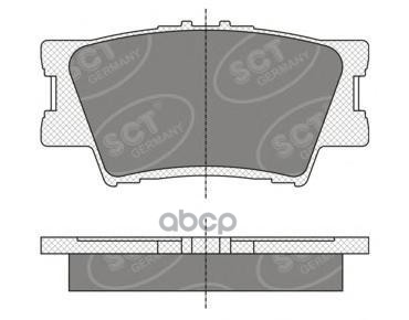 колод. торм.перед. TOYOTA CAMRY V40 06-/V50 2.5/3.5 11-/RAV 4 III 06-/08-/RAV 4 IV 12-/13-/LEXUS ES SCT арт. sp336