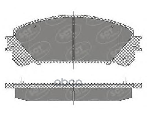 Колодки торм. перед. LEXUS RX 08-/15-/TOYOTA RAV 4 12-/15-/HIGHLANDER 07-/16-/HARRIER 17-/ALPHARD 08 SCT арт. sp473