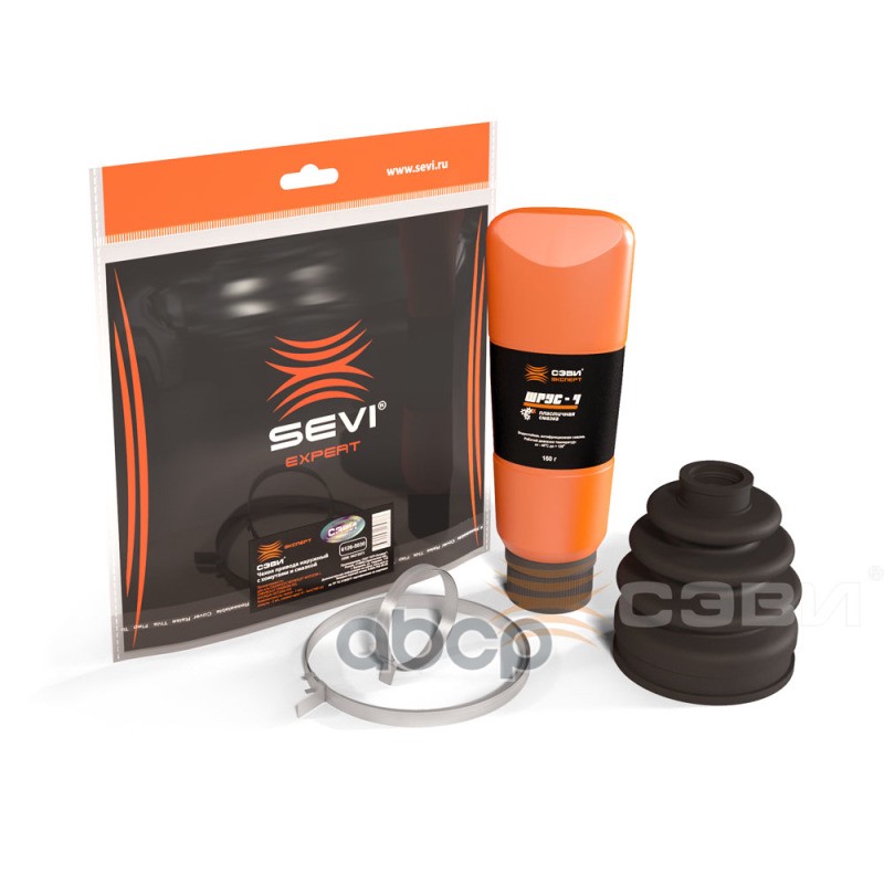 Чехол привода наружный с хомутами и смазкой для а/м DAEWOO/CHEVROLET MATIZ(98-),  CHEVROLET S SEVI арт. 61265030