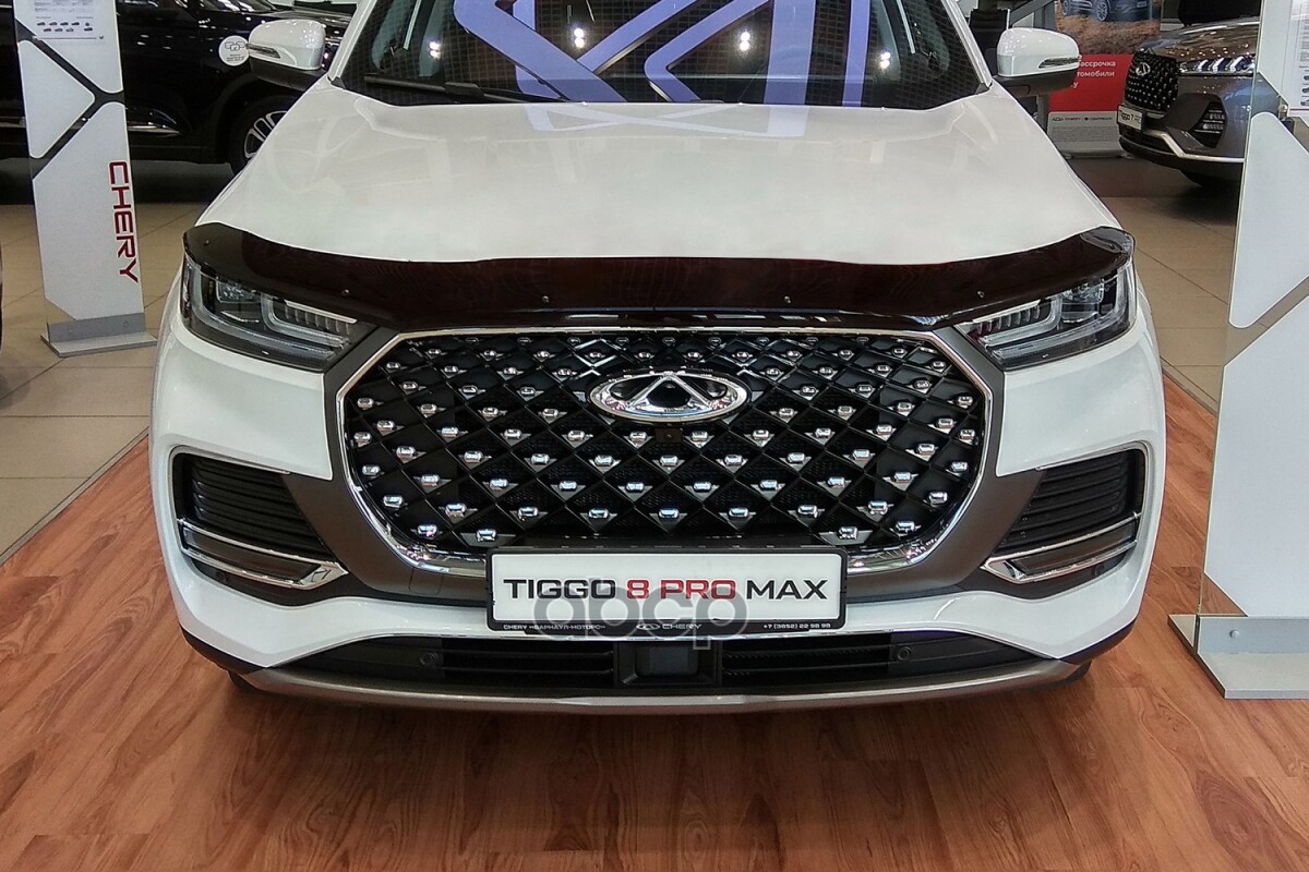 Дефлектор капота для Chery Tiggo 8 Pro, 2021- / 8 PRO MAX 2022- (I, Ir) / 7L 2024- /TENET T8 (31T) / T7 2025-н.в. внедорожник...