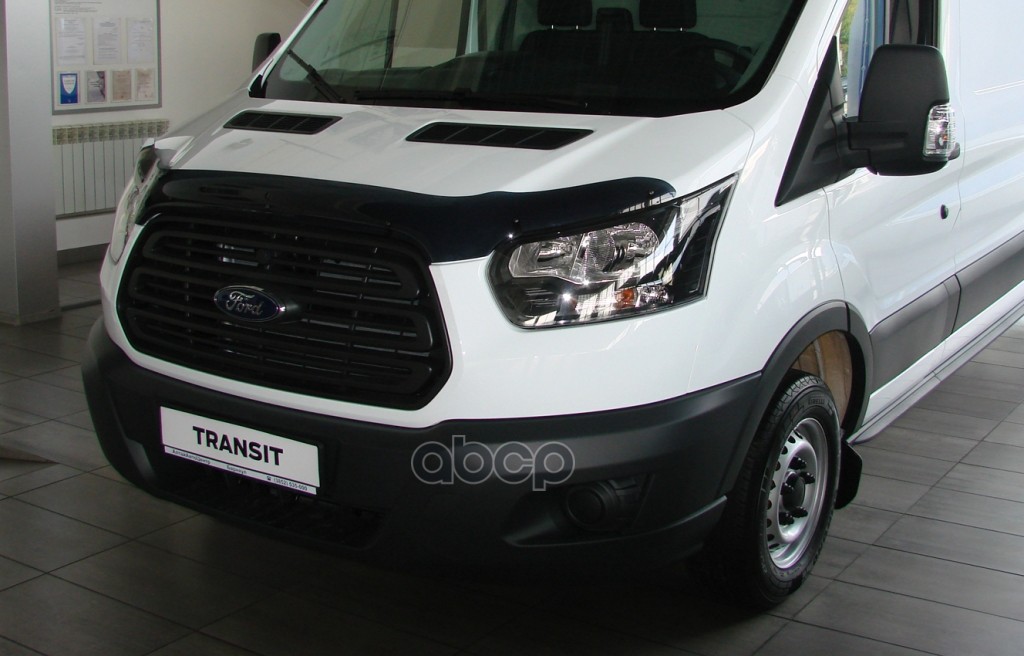 Дефлектор капота темный FORD Transit 2014- / Форд Транзит SIM арт. NLD.SFOTRA1412