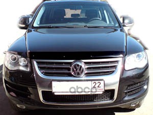Дефлектор капота темный VW TOUAREG 2003-2010, NLD.SVOTOU0312 / Фольксваген Туарег SIM арт. NLD.SVOTOU0312