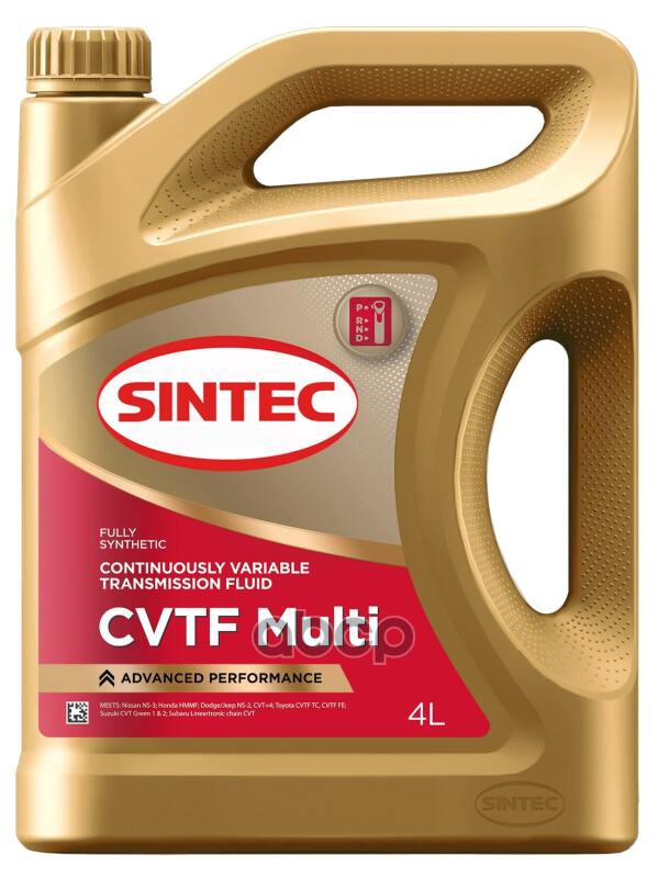 Масло трансмиссионное Sintec CVTF Multi 4л (синтетика) SINTEC арт. 324709