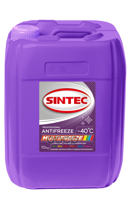 Антифриз Готовый Гибридный Multifreeze 10Кг SINTEC арт. 800541