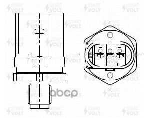 Датчик давления топлива для а/м Mercedes-Benz Sprinter W903 (00-) 2.1CDI (M12x1,5) (FPS 0024) STARTVOLT арт. FPS0024