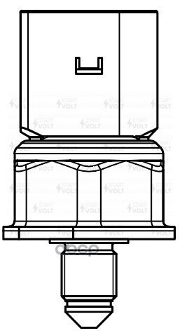 Датчик давления топлива для а/м BMW 1 E81 (07-) 1.6i (FPS 0028) STARTVOLT арт. FPS0028