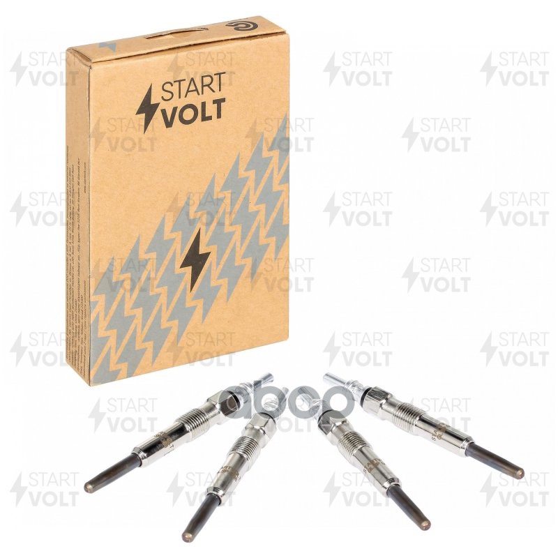 Комплект свечей накаливания (4шт) для автомобилей VAG Transporter T4 (96-) 2.5D STARTVOLT арт. GLSP503