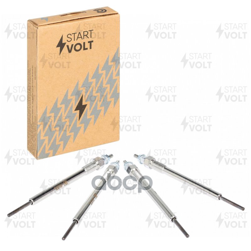 Комплект свечей накаливания (4шт) для автомобилей KIA Sorento (06-) 2.5D STARTVOLT арт. GLSP504