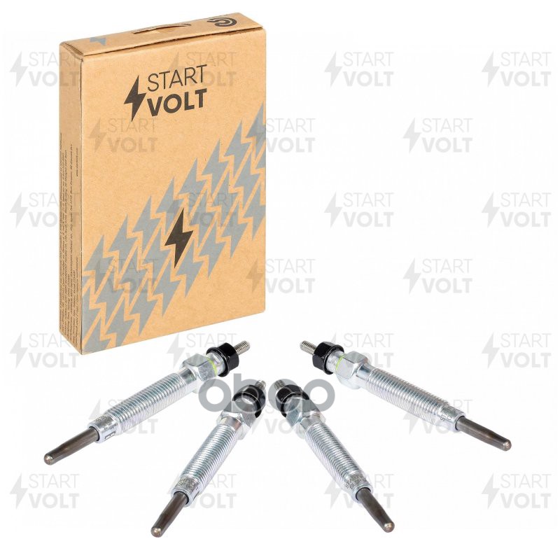 Комплект свечей накаливания (4шт) для автомобилей Hyundai Porter H-1 (96-)/H-100 (93-) 4D56 2.5D (97 STARTVOLT арт. GLSP515