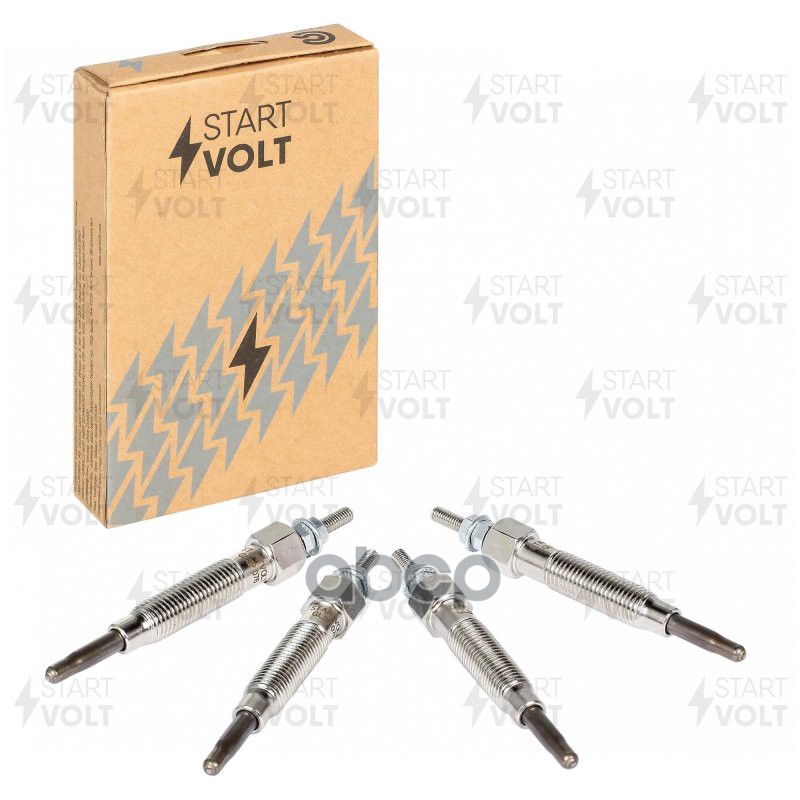 Комплект свечей накаливания (4шт) для автомобилей Mitsubishi Delica (86-) 2.5D STARTVOLT арт. GLSP518