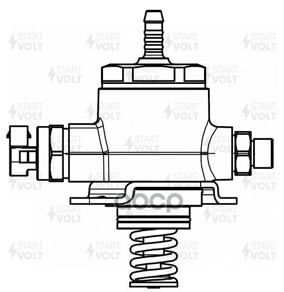 ТНВД для а/м VAG Tiguan (07-)/Q5 (08-)/Q3 (11-) 2.0TFSi (HPFP 059) STARTVOLT арт. HPFP059