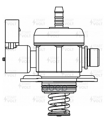 ТНВД для а/м VAG Tiguan (07-) 2.0TFSI/Octavia A5 (04-) 1.8TSI (HPFP 062) STARTVOLT арт. HPFP062