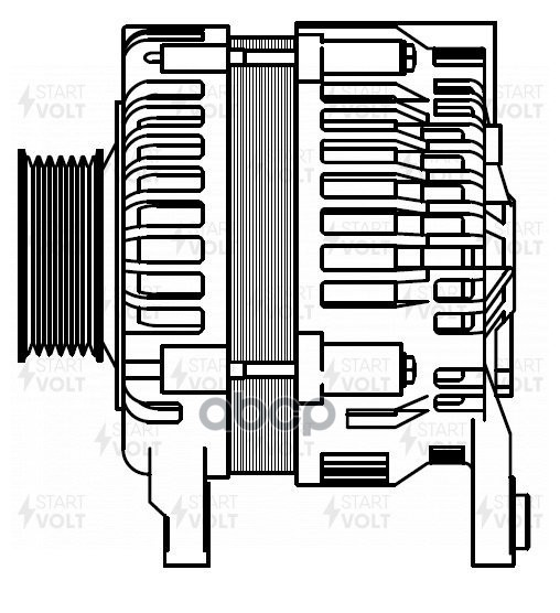 Генератор для а/м Nissan Teana J31 (02-)/Murano (02-) 2.3i/3.5i 110A LG 1411 STARTVOLT арт. LG1411