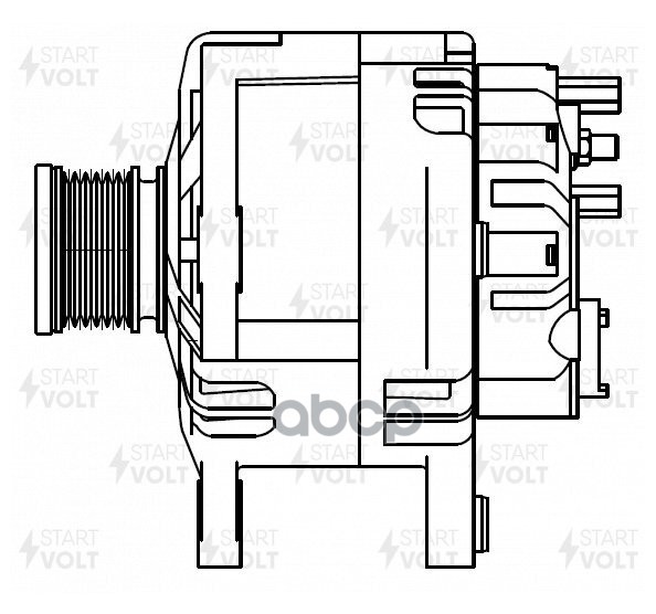 Генератор для а/м Nissan X-Trail T32 (14-) 2.0i 120A (LG 1442) STARTVOLT арт. LG1442