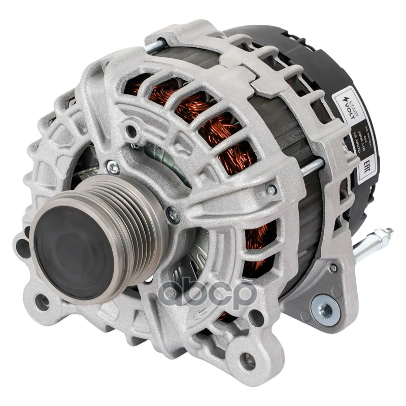 Генератор для а/м VAG Tiguan II (16-)/Kodiaq (16-) 2.0TDI Евро-6 180A (LG 1822D) STARTVOLT арт. LG1822D