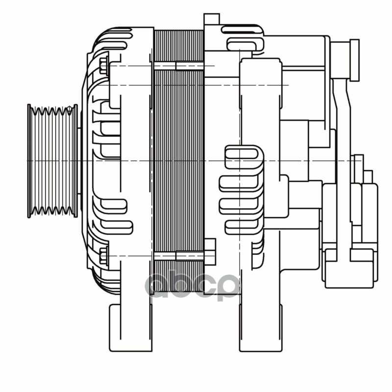 Генератор для а/м Peugeot 206 (98-)/Partner (96-) 1.4i 120A (LG 2008) STARTVOLT арт. LG2008