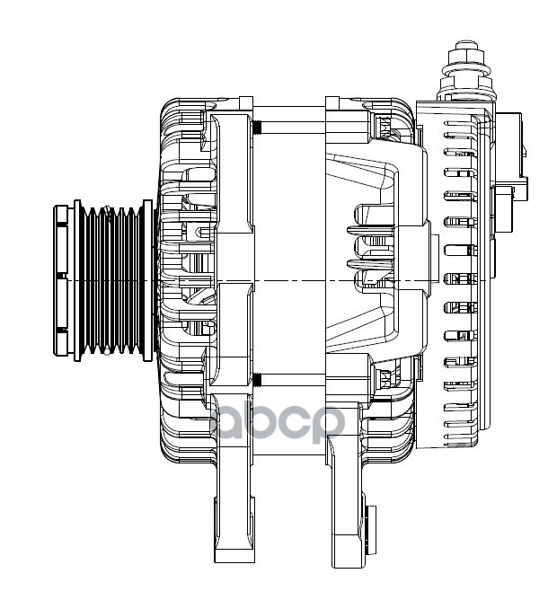 Генератор для а/м Chery Tiggo 8 Pro (18-)/Exceed TXL (16-)/VX (16-) 1.6T/2.0T 140A (LG 2723) STARTVOLT арт. LG2723