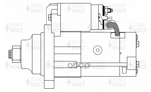 Стартер для а/м ГАЗ ГАзель Next (22-)/NN (22-) с дв. 2.5d [G] 2,8кВт (LSt 0322) STARTVOLT арт. LST0322