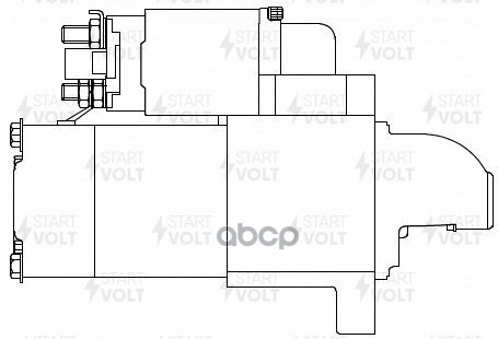 Стартер для а/м Hyundai H-1/Starex (07-) 2.5D 2,2кВт (LSt 0864) STARTVOLT арт. LST0864
