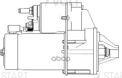Стартер для а.м Mitsubishi Carisma 00- ,Space Star 00- 1.6i,1.8i 1,3кВт LSt 1113 STARTVOLT арт. LSt1113